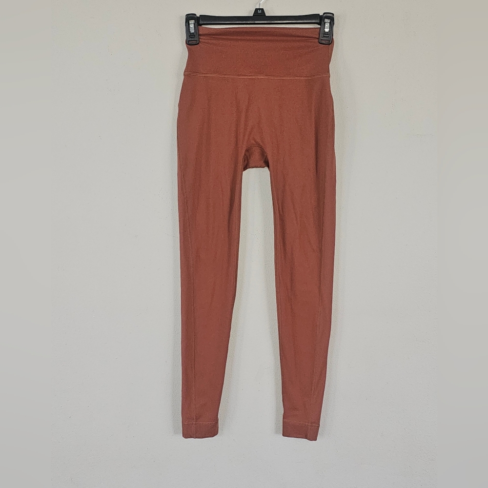 SET Active Rust Brown High-Waist Leggings
